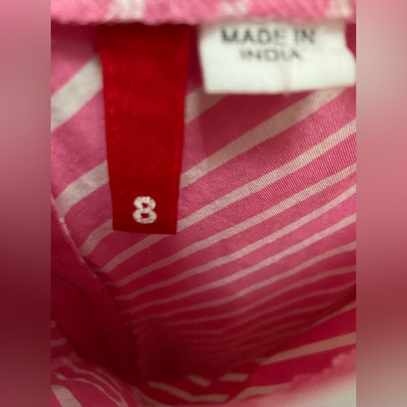 DIVIDED BY H & M Pink and White Stripe Dress size 8 *FINAL PRICE - Picture 8 of 11